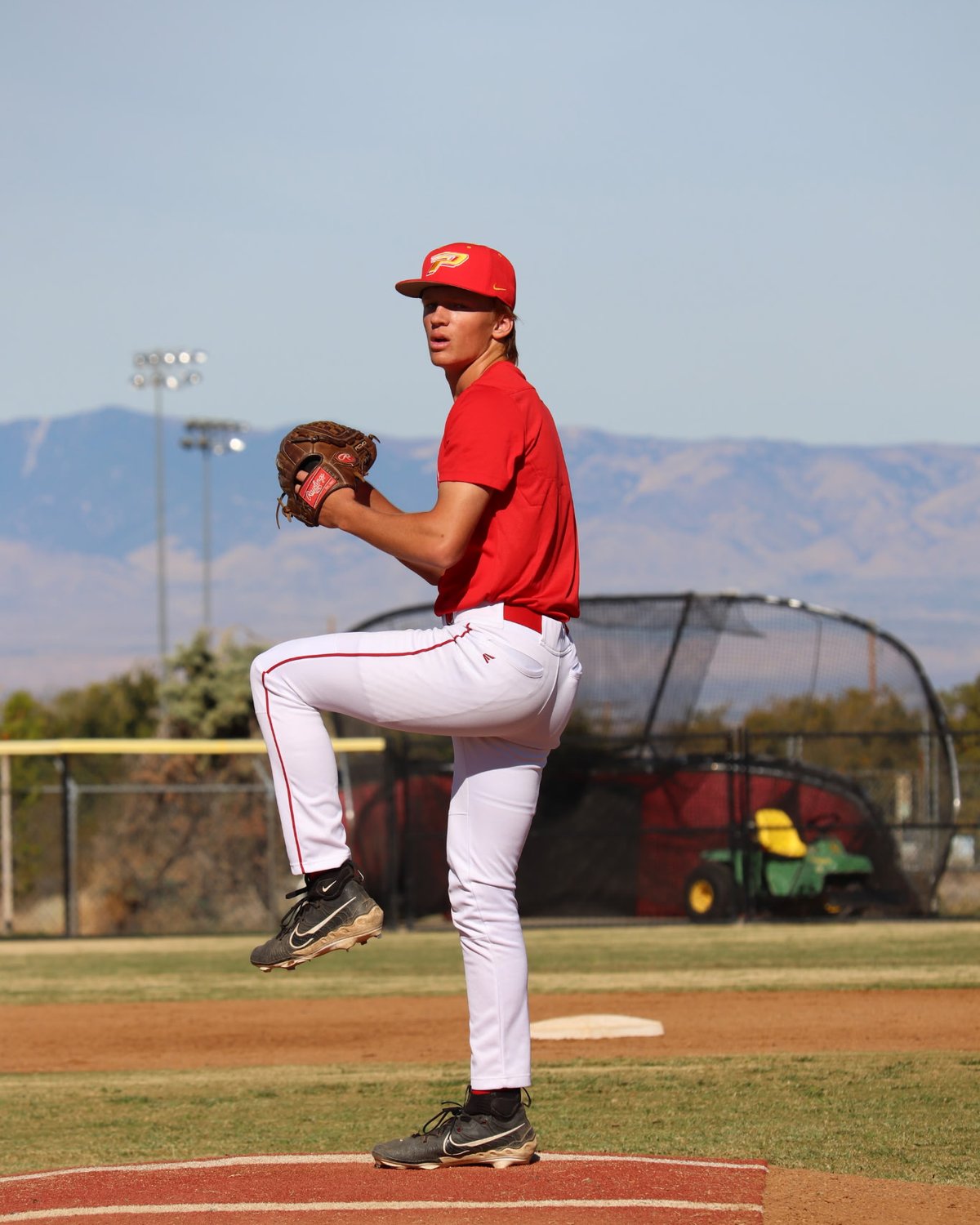 Pitcher on mound